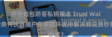 信任钱包防丢私钥版本 Trust Wallet奈何扶持用户在多链环境中解决和兑换钞票？